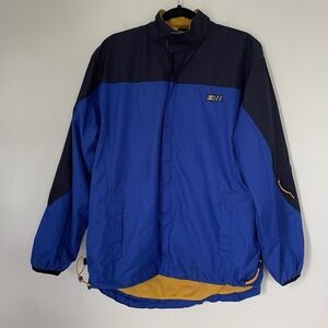 Starter Men's Lightweight Windbreaker Full Zip Navy Sporty Outdoor Small Retro